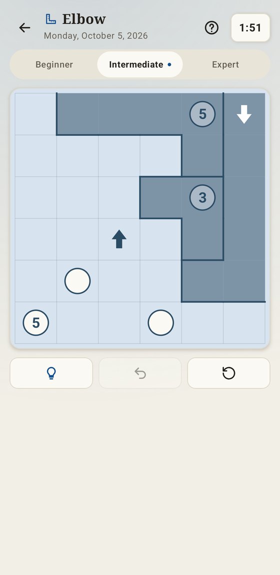 Elbow: carpenter's squares laid across the board